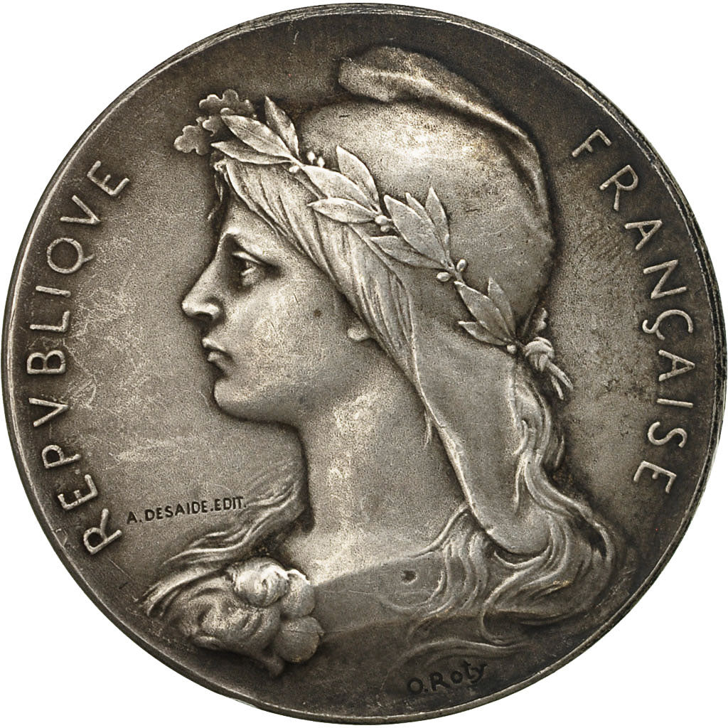 Frankreich, Medal, Marianne, République Française, Roty, SS+, Silber