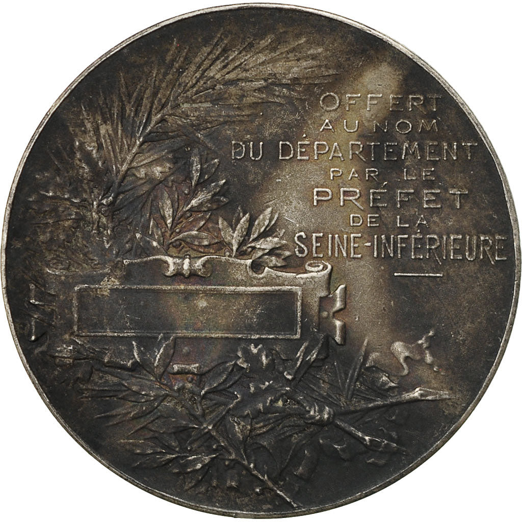 France, Medal, Marianne, République Française, Roty, AU(50-53), Silver
