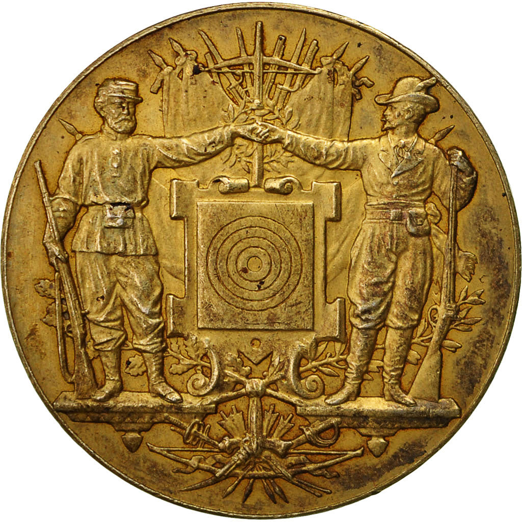 France, Medal, Concours de Tir, Desaide, AU(50-53), Vermeil
