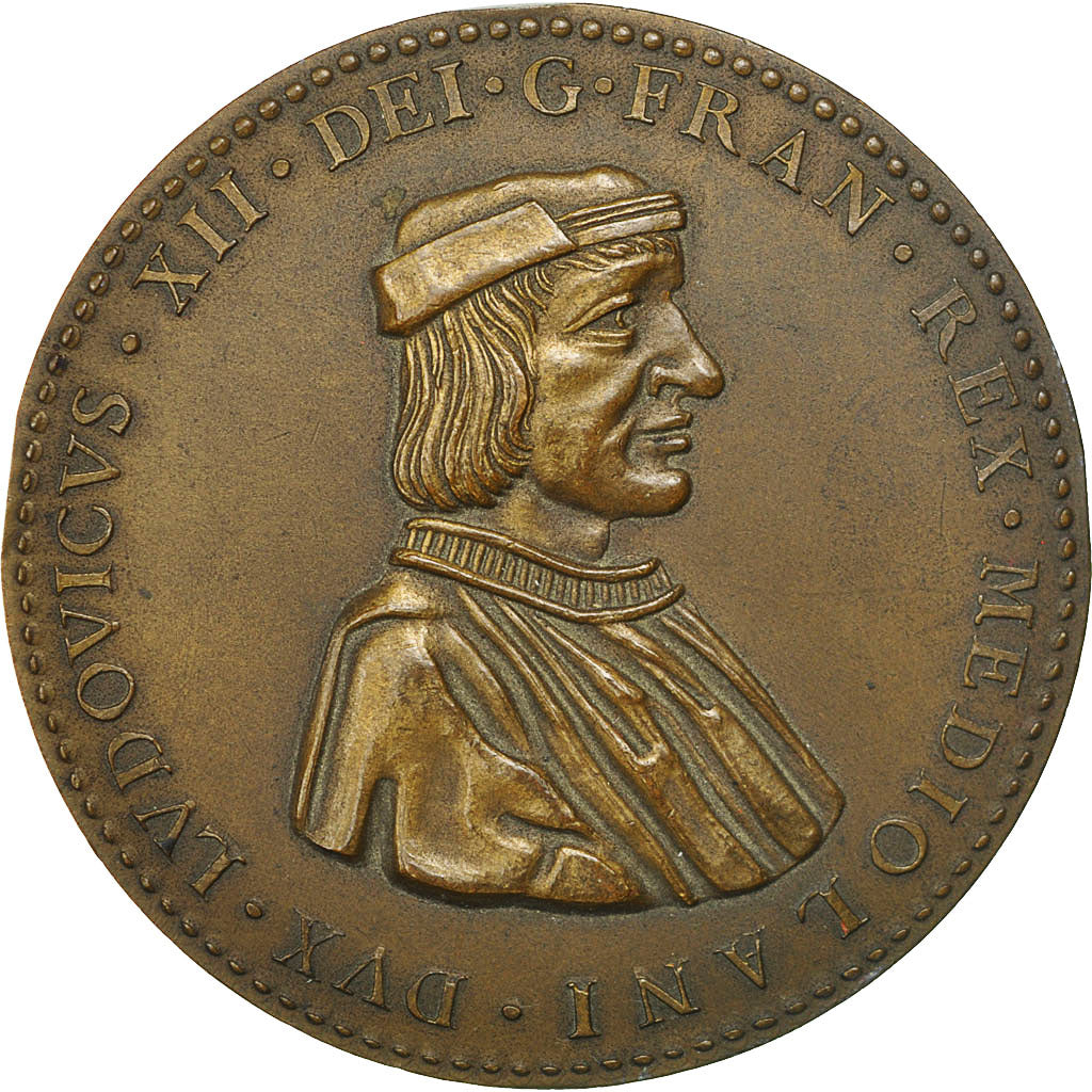 Francia, Medal, Louis XII, Porc Epic Couronné, SC, Bronce