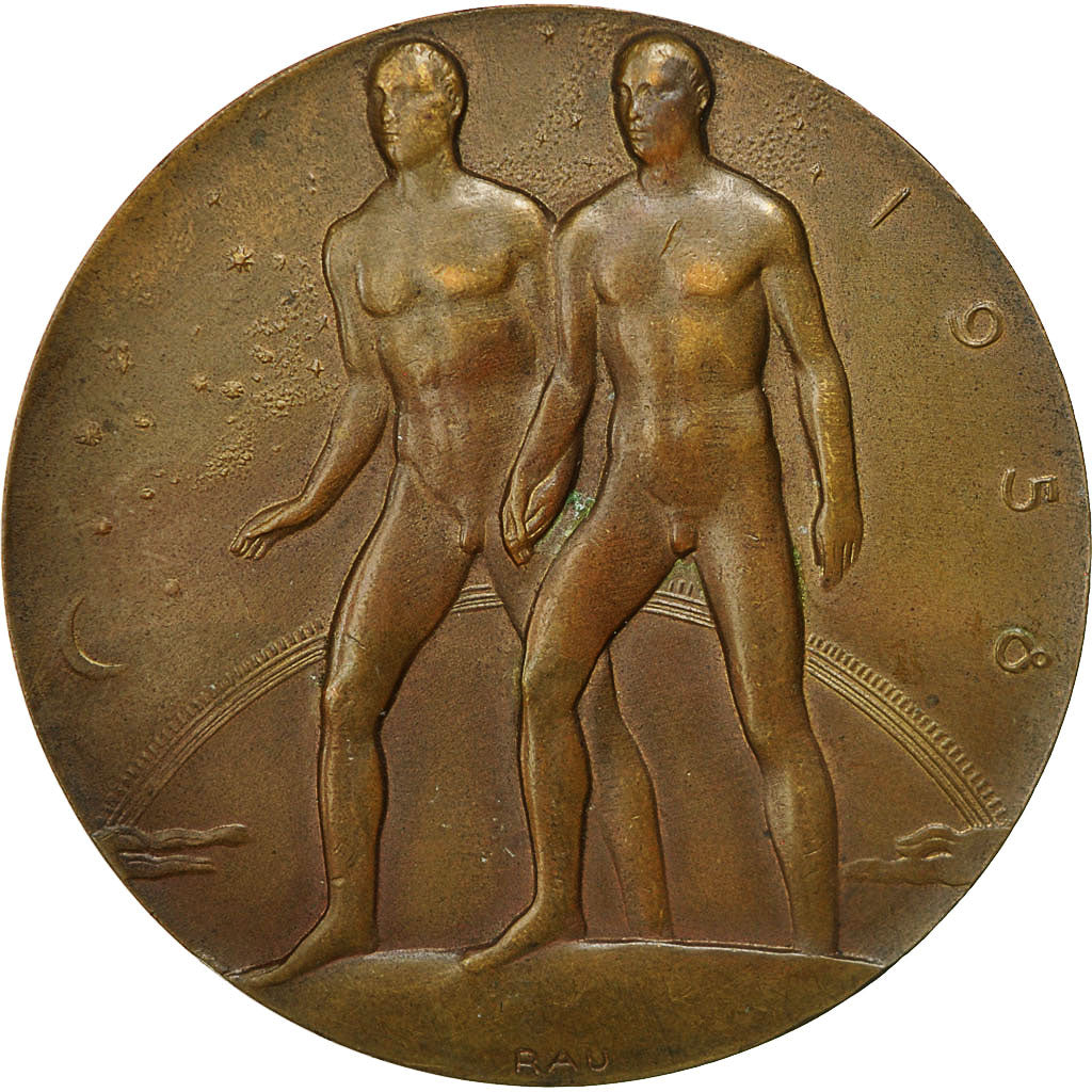 België, Medal, Exposition Universelle de Bruxellles, 1958, Rau, ZF+, Bronze