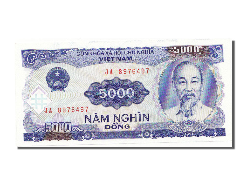 Vietnam, 5000 Dông, 1991, UNC(65-70), JA 8976497