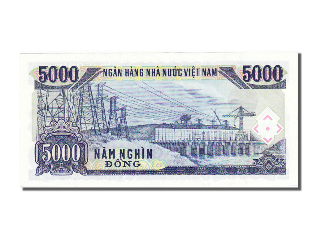 Vietnam, 5000 Dông, 1991, UNC(65-70), JA 8976497