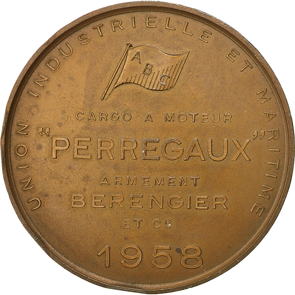 France, Medal, Union Industrielle et Maritime, Armement Bérengier, 1958