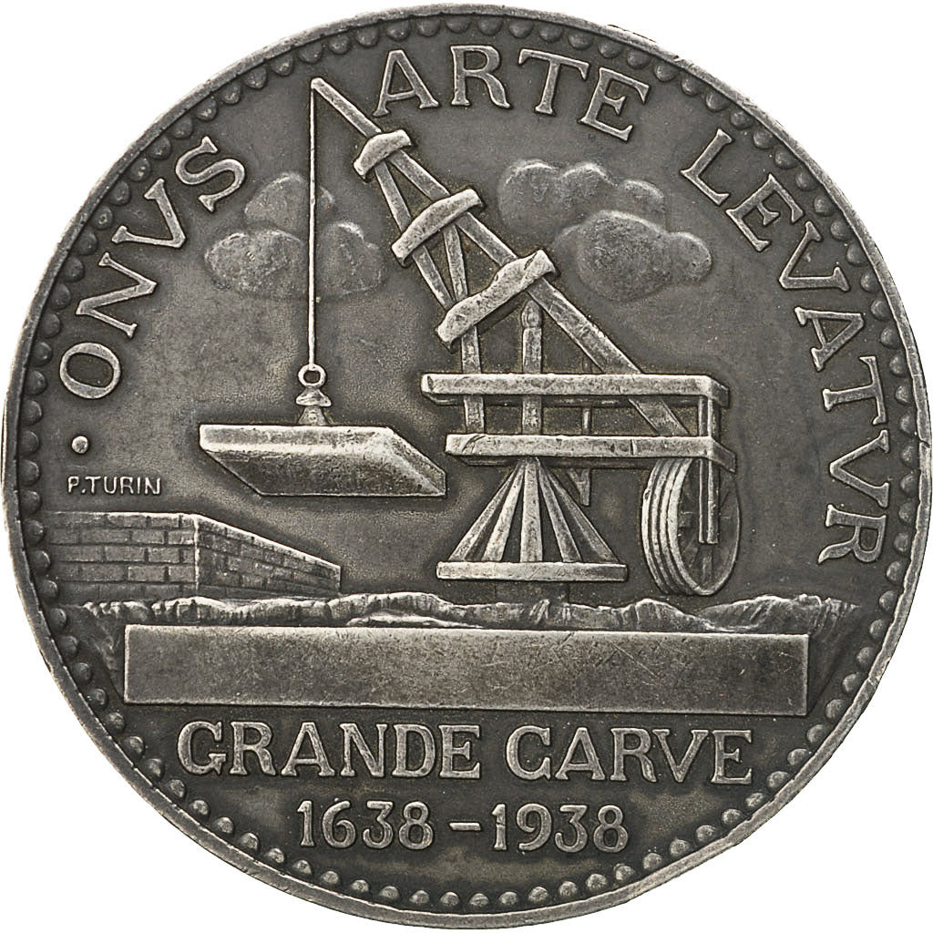 France, Medal, Grande Carve de Rouen, 1938, Turin, MS(60-62), Silver