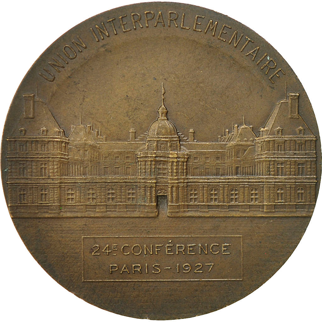 France, Medal, Union Interparlementaire, Paris, 1927, Dubois.H, EF(40-45)