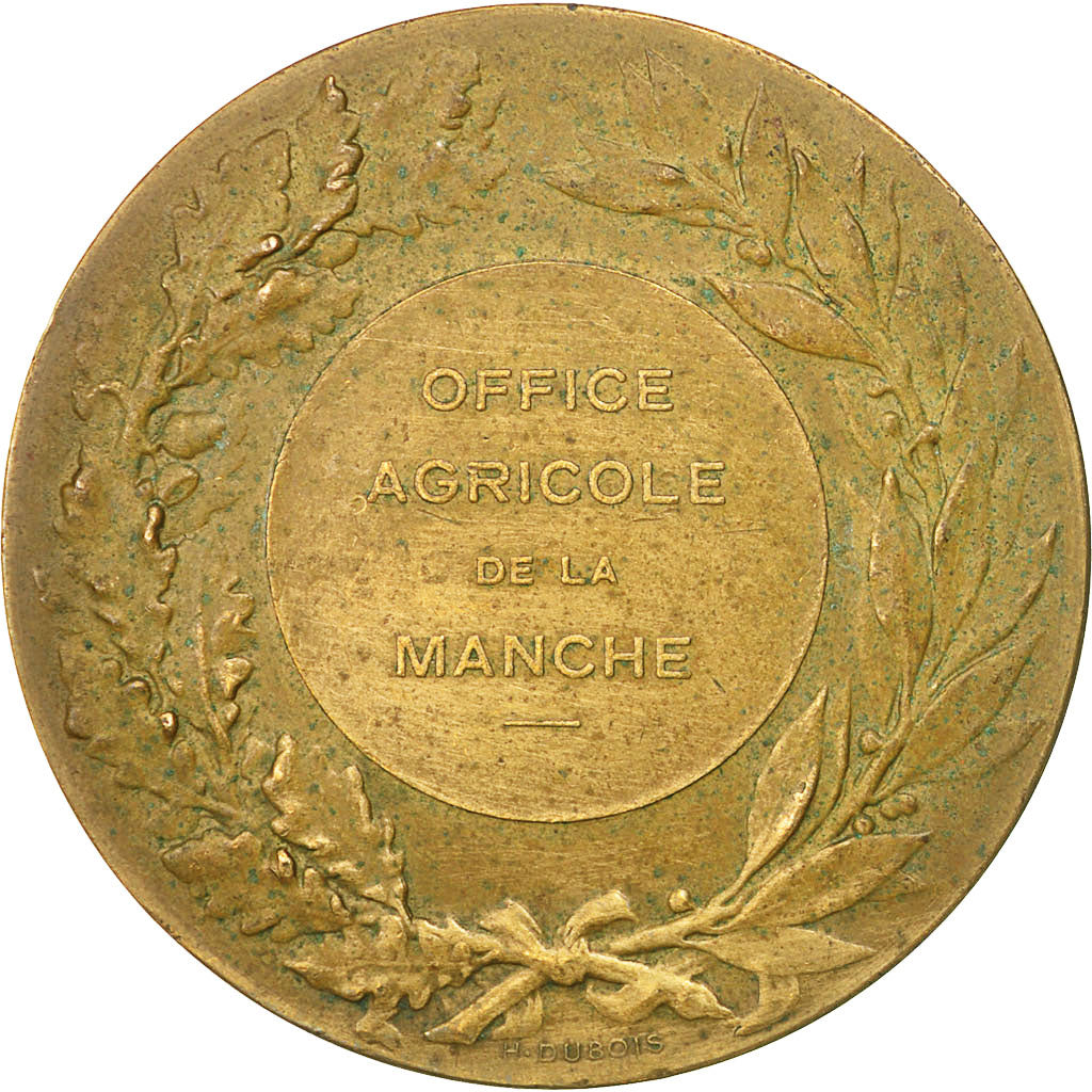 France, Medal, Office Agricole de la Manche, Oudiné, AU(50-53), Bronze