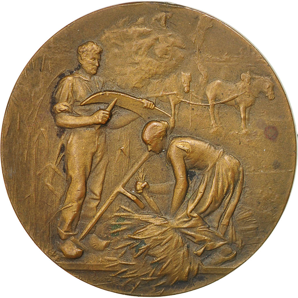 France, Medal, Syndicat Agricole de la Seine Inférieure, Rivet, AU(55-58)
