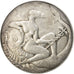 France, Medal, Art Déco, Ville du Havre, Poisson, MS(60-62), Silvered bronze