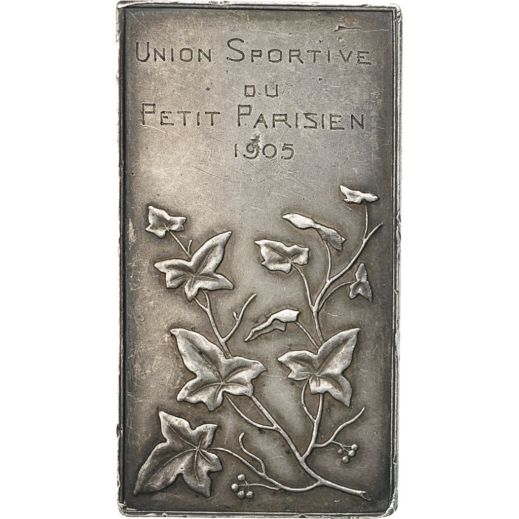 France, Medal, Art Nouveau, Union Sportive du Petit Parisien, 1905, EF(40-45)