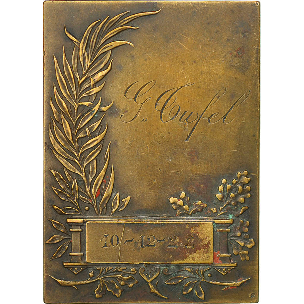 France, Medal, Concours de Tir, Pillet, AU(50-53), Bronze