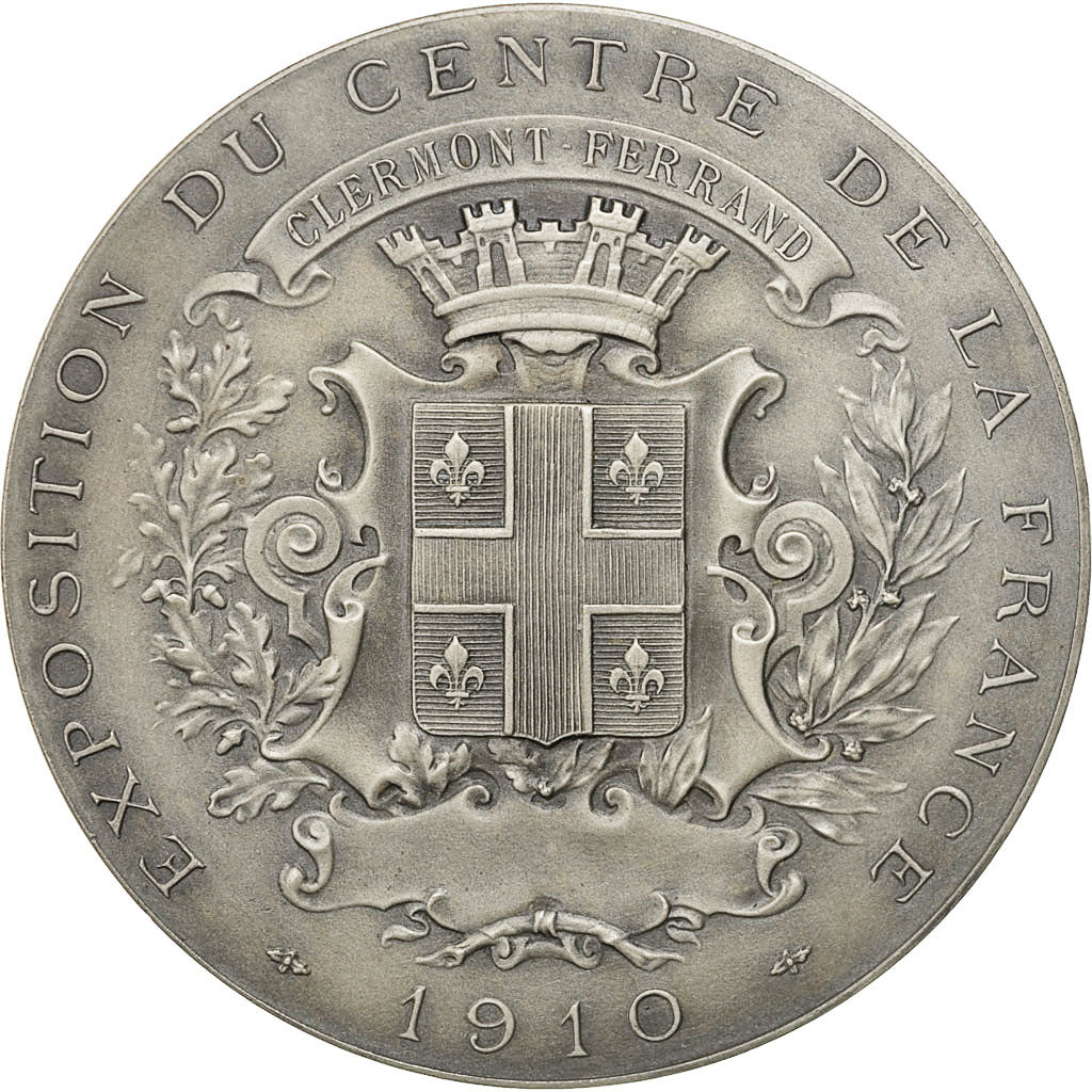 France, Medal, Exposition du Centre de la France, Clermont-Ferrand, 1910