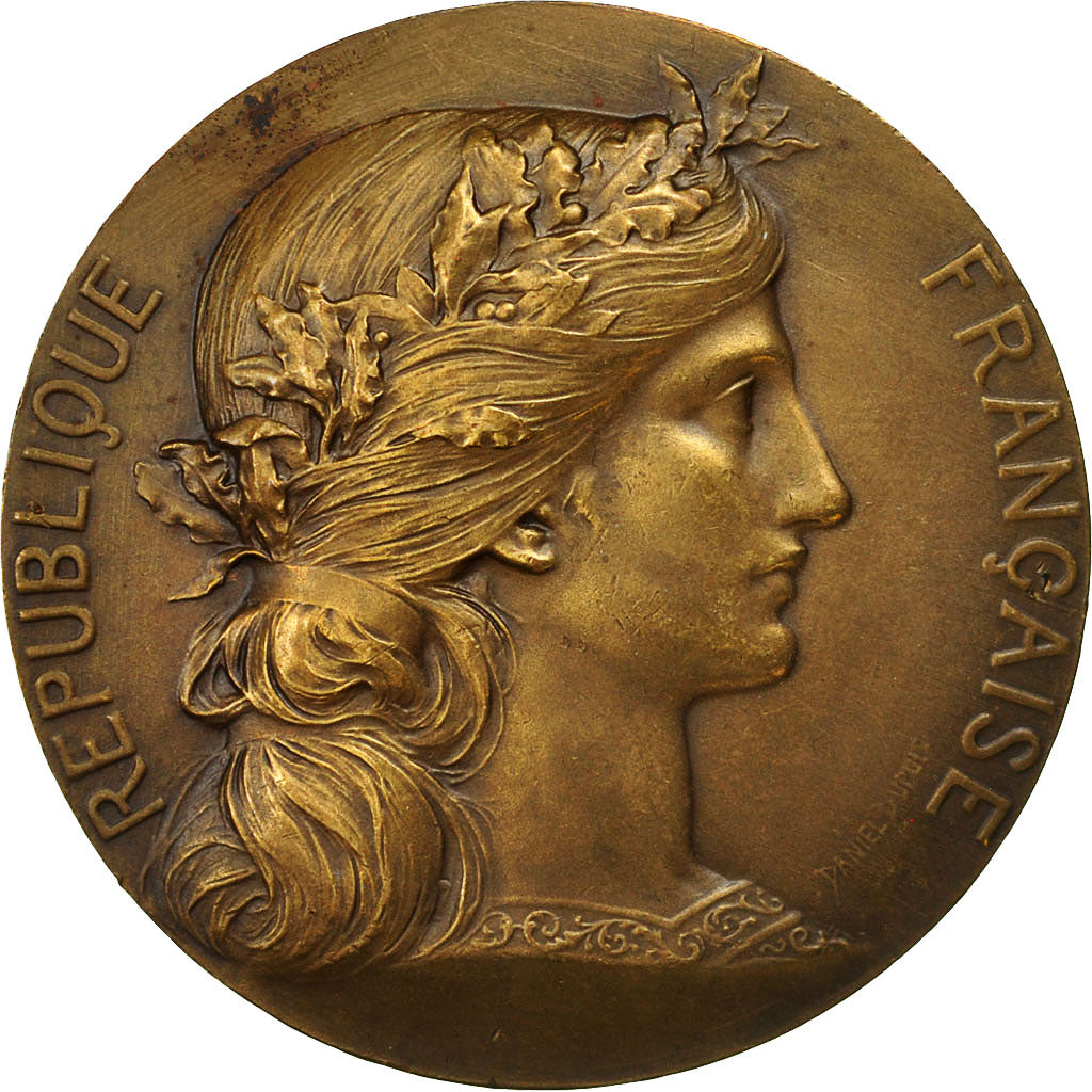 France, Medal, Marianne, République Française, Dupuis.D, MS(60-62), Bronze