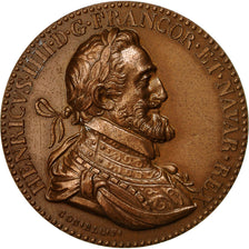 France, Medal, Henri IV, Dieu nous Protège, MS(60-62), Bronze