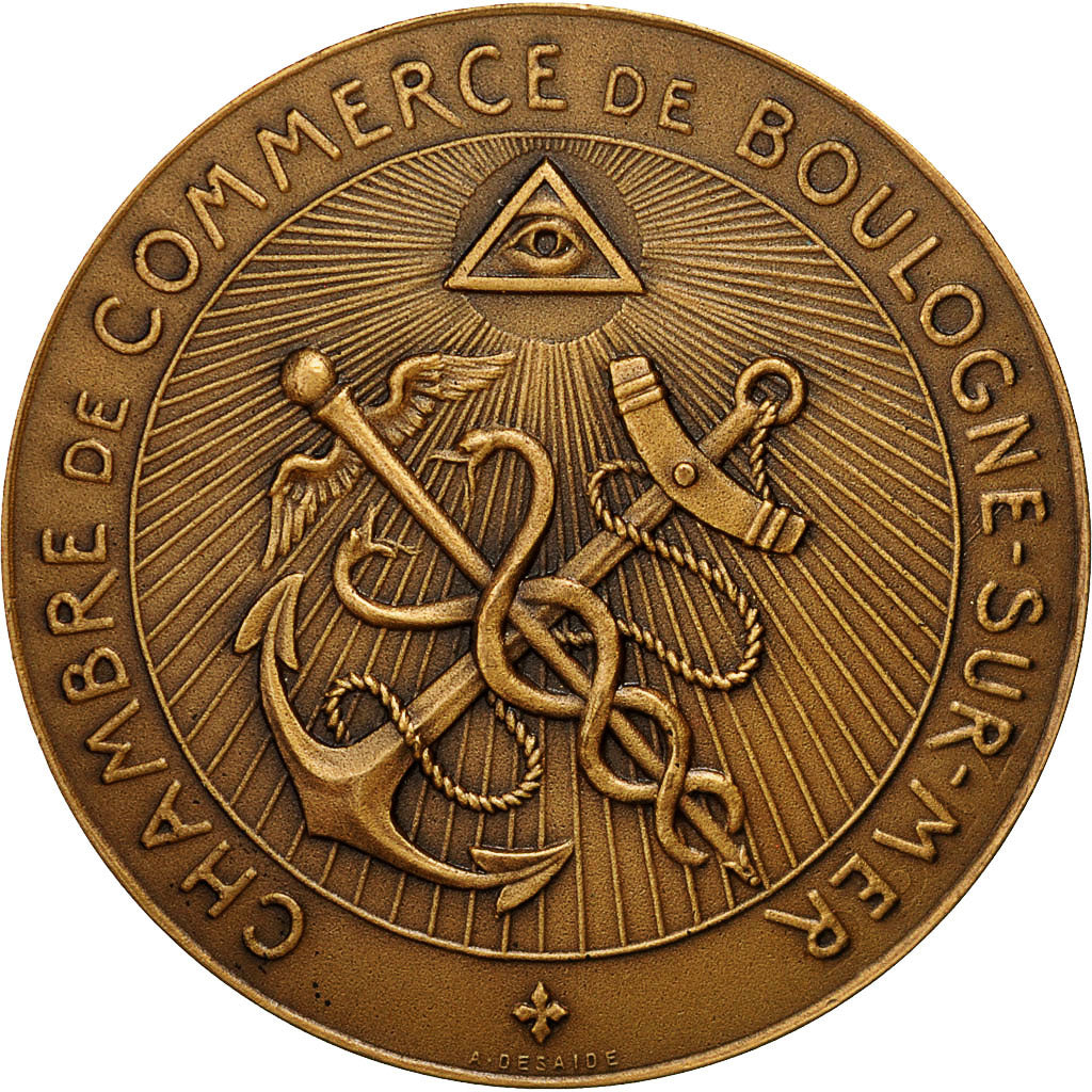 France, Medal, Prix de la Chambre de Commerce de Boulogne sr mer, Desaide