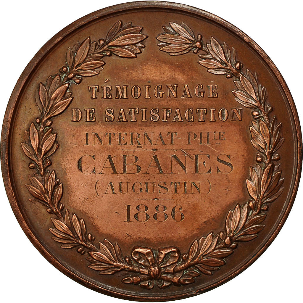 France, Medal, Administration de l'Assistance Publique, Paris, 1886, AU(55-58)
