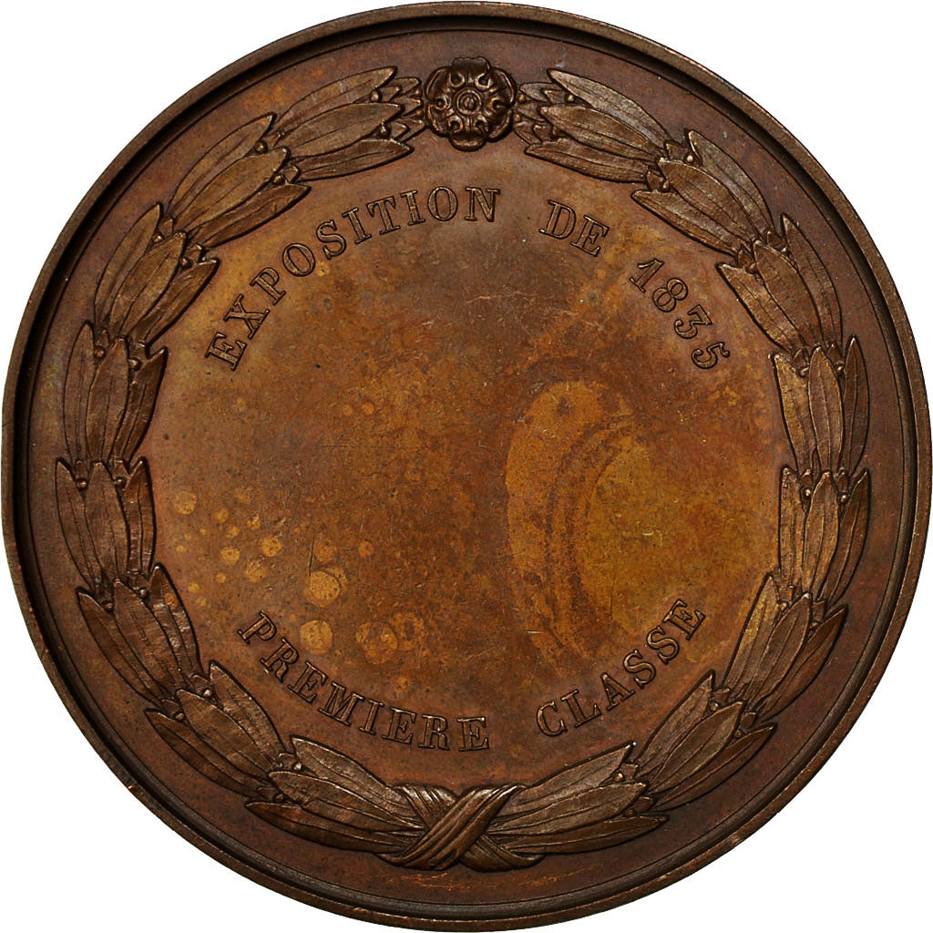 Belgium, Medal, Exposition de 1835, A l'Industrie, 1835, Braemt, AU(55-58)