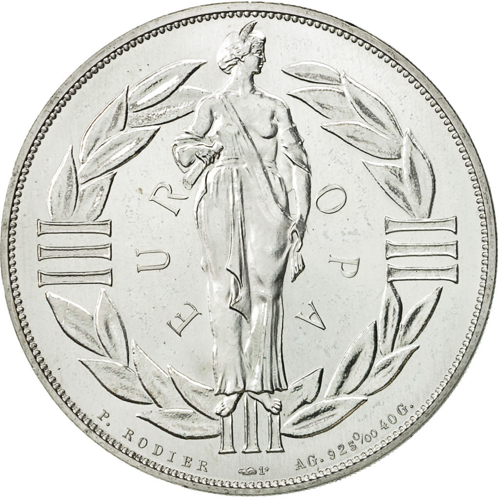 France, Medal, Ecu Europa, Marianne, 1979, Rodier, SPL, Argent