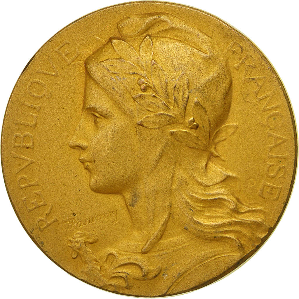 France, Medal, Concours de Gymnastique d'Armentières, 1911, Rasumny, AU(55-58)