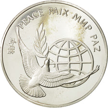France, Medal, ONU, Paix, Colombe, 1972, MS(63), Silver