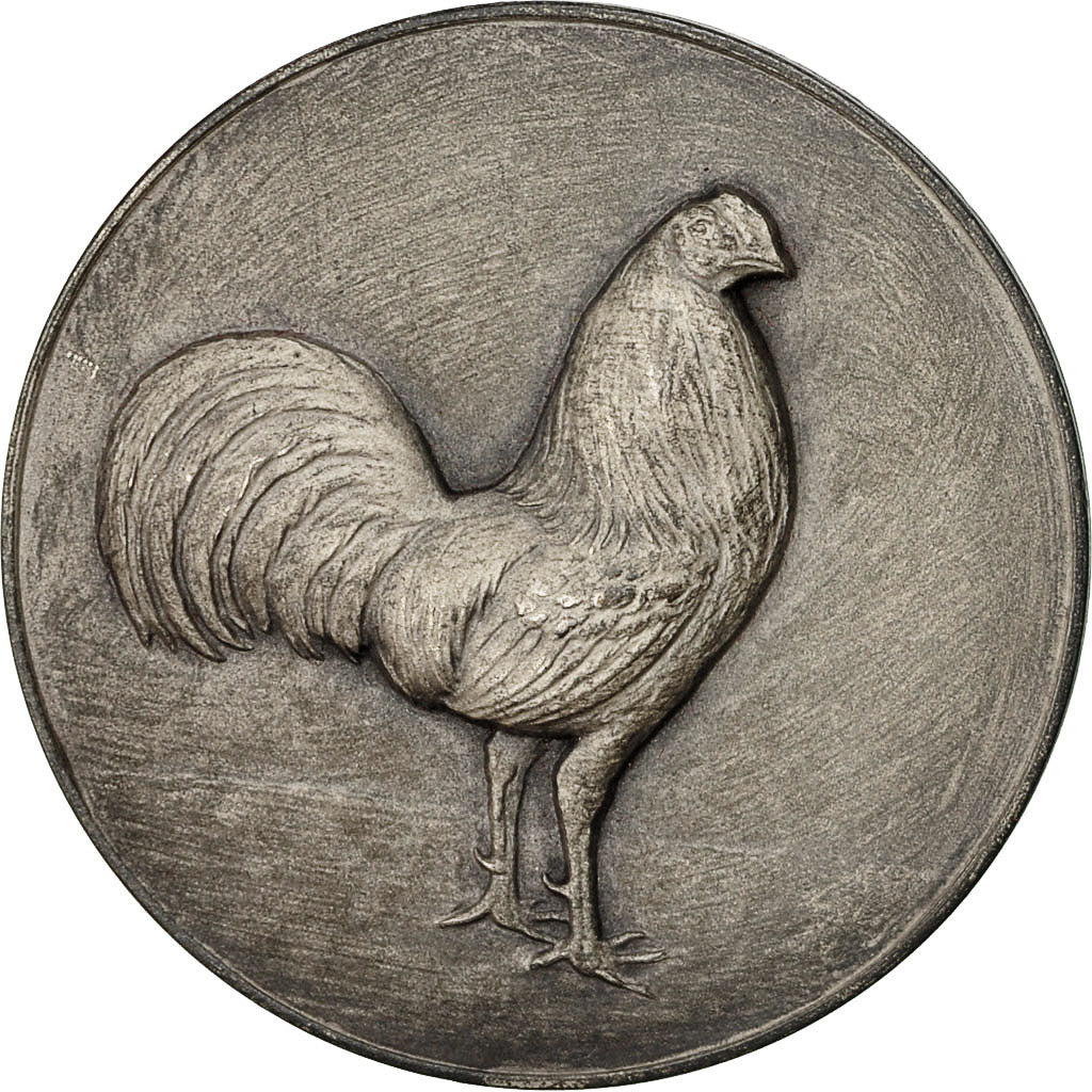 Frankreich, Medal, Les Aviculteurs du Nord de la France, VZ+, Silvered bronze
