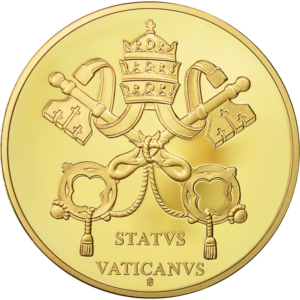 Vatican, Medal, Le Pape François, 2013, MS(64), Copper Gilt