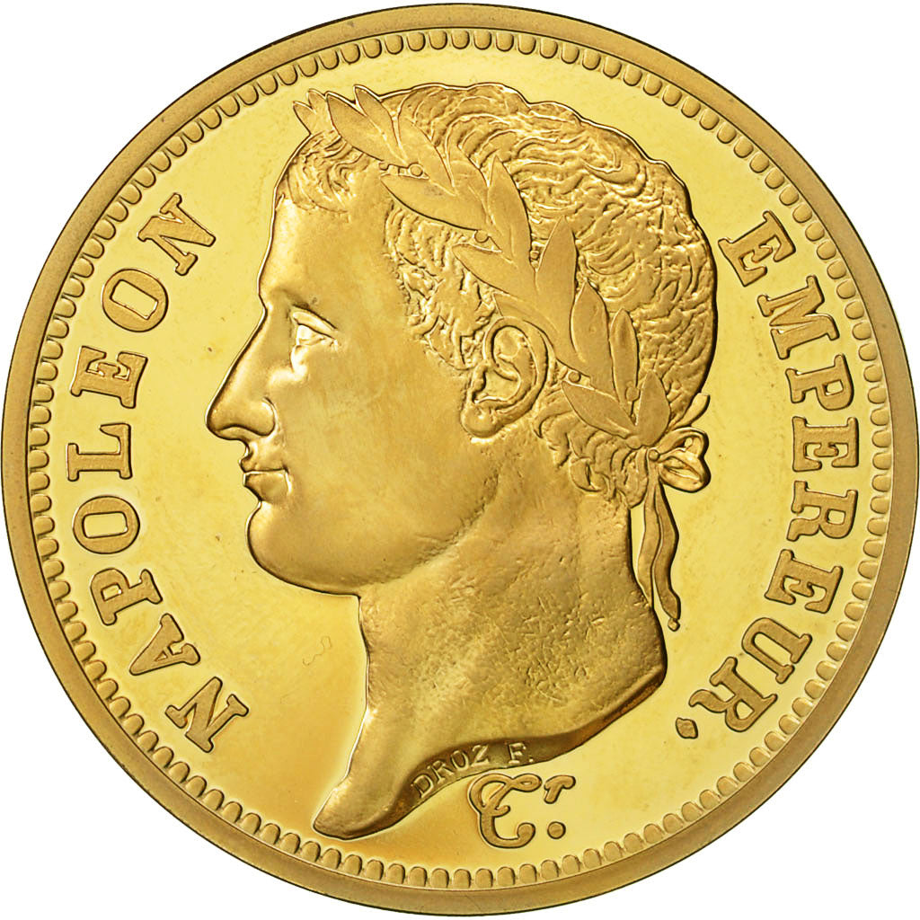 France, Medal, Napoléon Ier, Réplique de la 40 Francs Or, 2016, MS(64), Copper