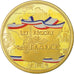 France, Medal, Les Régions de France, Alsace, 2015, MS(64), Copper Gilt