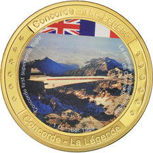 France, Medal, Concorde, La Légende, 2009, MS(64), Copper Gilt