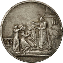 France, Medal, Médaille de mariage, Montagny, AU(50-53), Silver