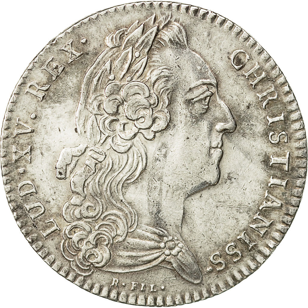 Frankrijk, Token, Louis XV, Prieur et Juges-Consuls de Dieppe, 1762, PR, Zilver