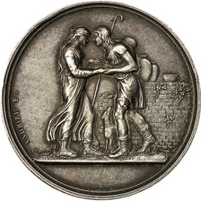 France, Medal, Mariage, Religion, 1845, Andrieu, MS(60-62), Silver