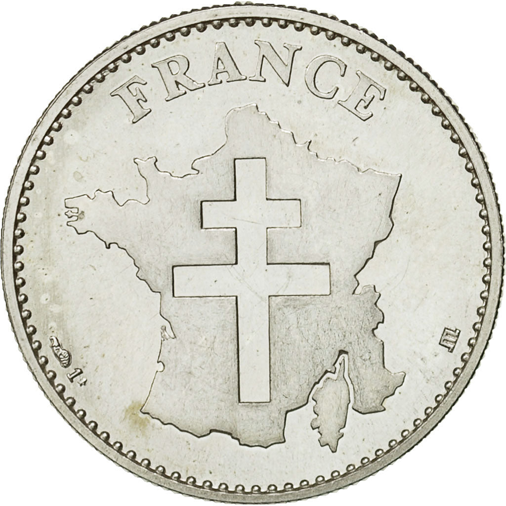 France, Medal, Général De Gaulle, 1982, Thiébaud, MS(63), Silver