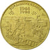 France, Medal, 50ème Anniversaire du Débarquement, Jour J, 1994, SUP, Laiton