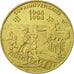 France, Medal, 50ème Anniversaire du Débarquement, Jour J, 1994, SUP+, Laiton