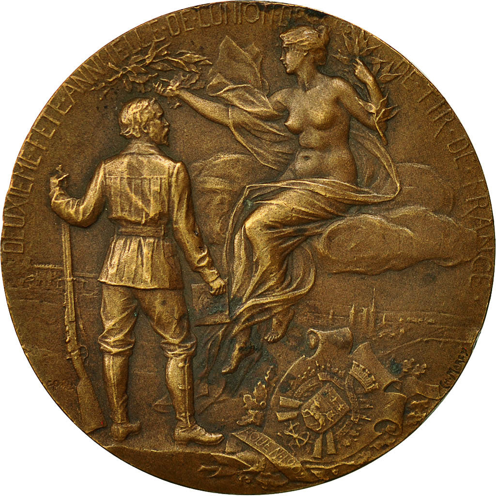 France, Medal, Fête Annuelle de l'Union de Tir de France, Marey, MS(60-62)