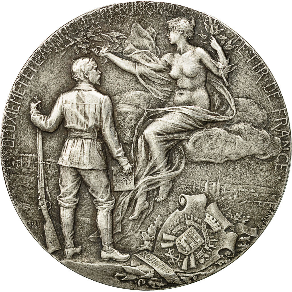 France, Medal, Fête Annuelle de l'Union de Tir de France, Marey, MS(60-62)