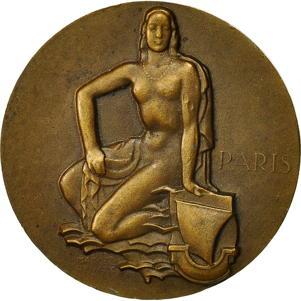 France, Medal, Foire de Paris, 1956, MS(60-62), Bronze