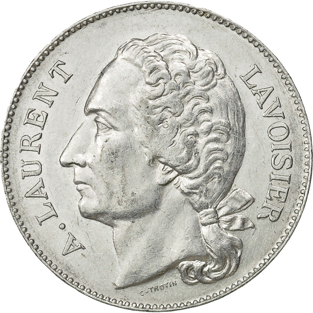France, Medal, Lavoisier, Société Chimique de Paris, Trotin, SUP, Aluminium