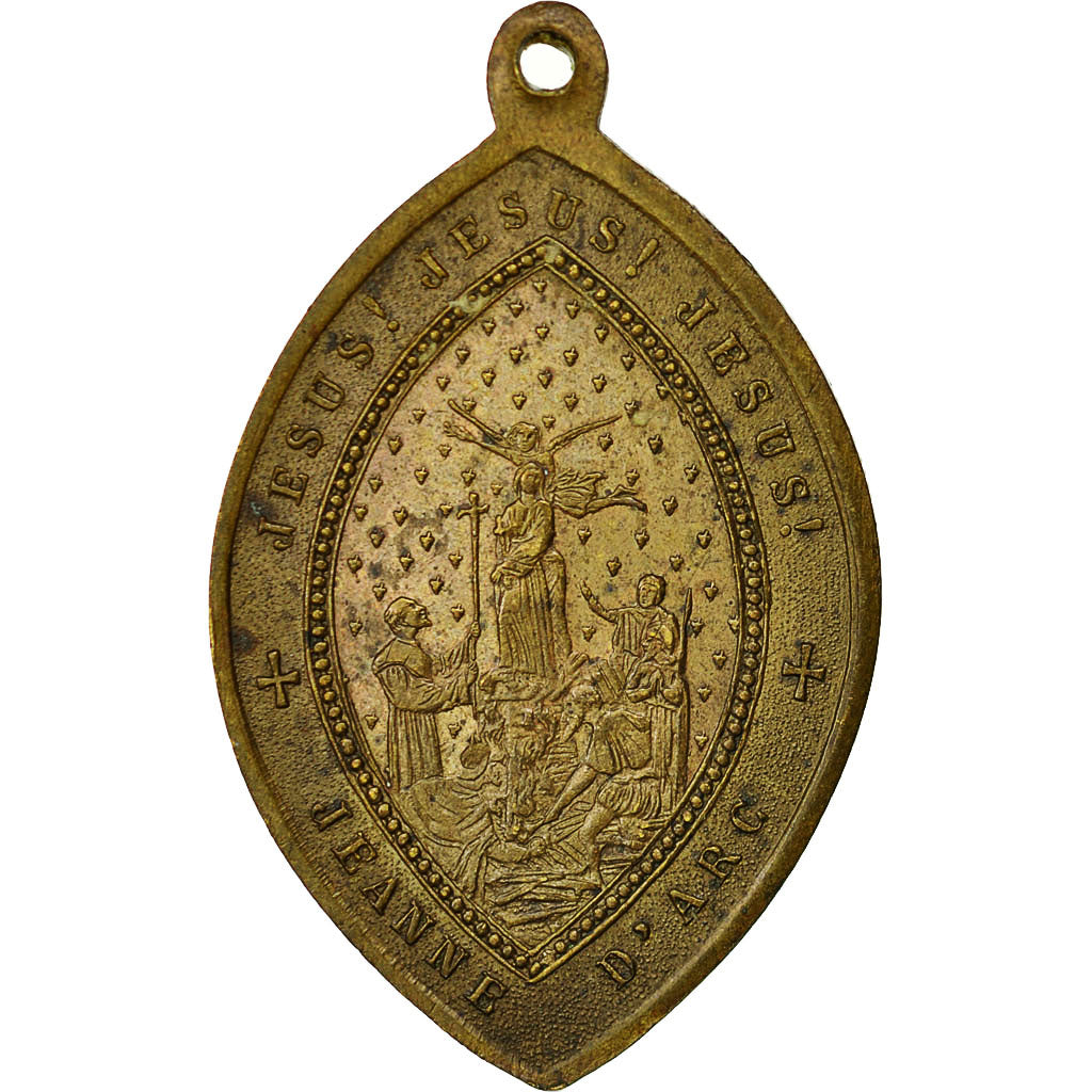 Francia, Medal, Jeanne d'Arc, Fille de Dieu, MBC+, Cobre