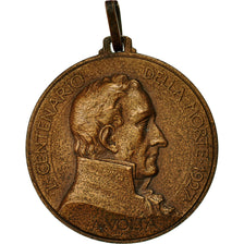 Italie, Medal, A.Volta, Centenario della Morte, 1927, TTB+, Cuivre