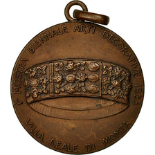 Italy, Medal, 1a Mostra Biennale Arti Decorative, Monza, 1923, AU(55-58), Copper