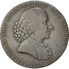 United Kingdom , Token, Macclesfield, Charles Roe, Half Penny, 1791, SS, Kupfer