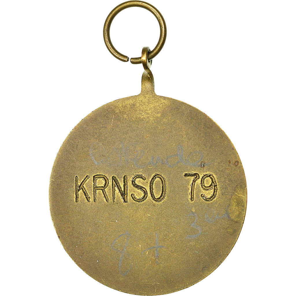 Belgium, Medal, KRNSO, Aviron, Ostende, 1979, EF(40-45), Copper