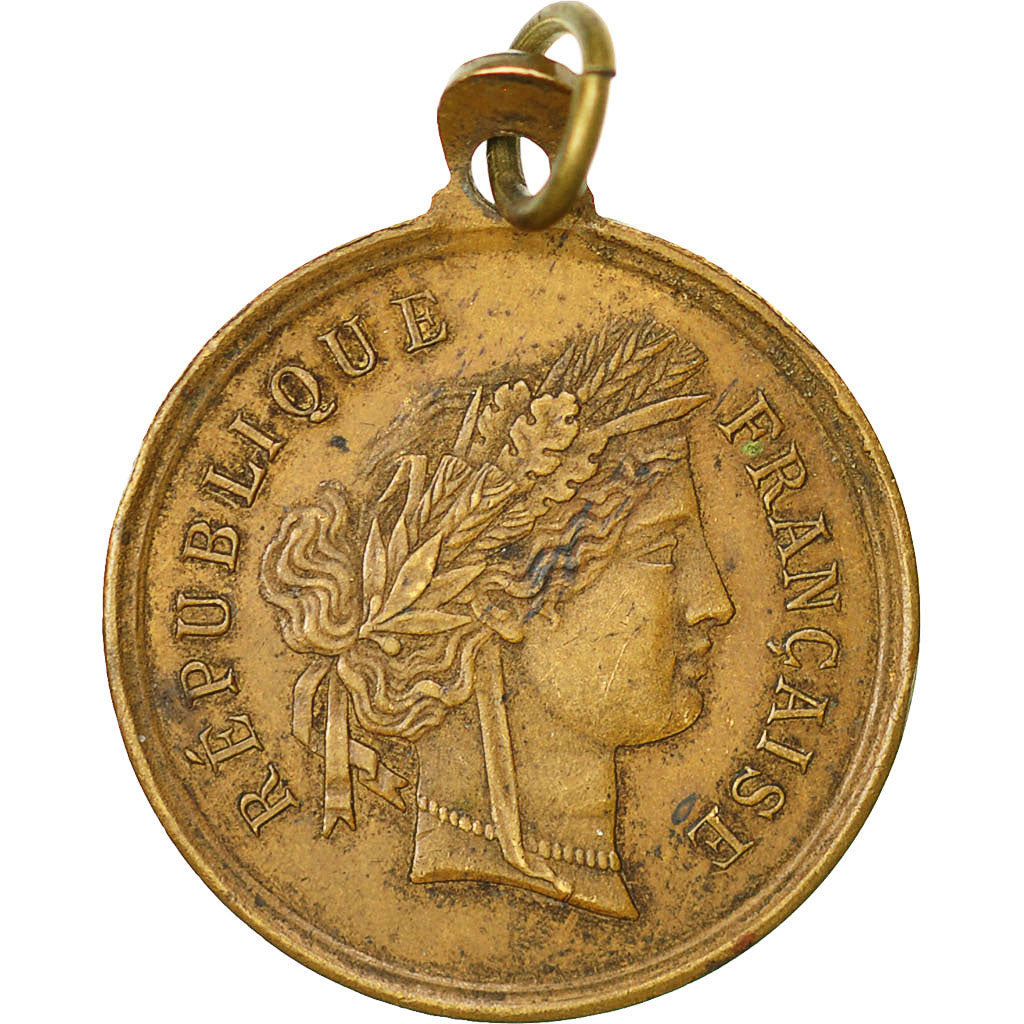 Francja, Medal, République Française, Fête Nationale du 14 Juillet, 1881