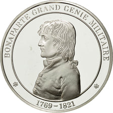 France, Medal, Bonaparte grand génie militaire, MS(63), Silver