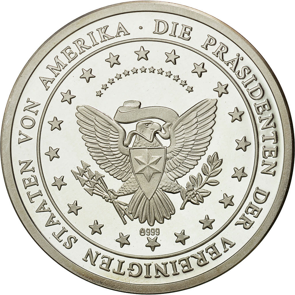 France, Medal, Bill Clinton, Président des Etats Unis, MS(63), Silver