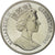 Francja, Medal, Eurotunnel, Elizabeth II, Gibraltar, 1993, MS(63), Nikiel