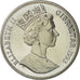 Francja, Medal, Eurotunnel, Elizabeth II, Gibraltar, 1993, MS(63), Nikiel