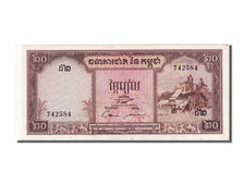 Cambodia, 20 Riels, 1972, KM #5d, UNC(63), 742584